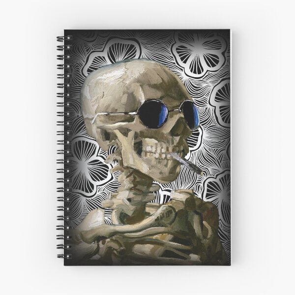 Item preview, Skull with Burning Cigarette  designed and sold by ToadsWorkshop.