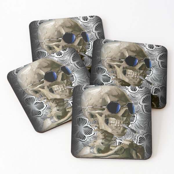 Item preview, Skull with Burning Cigarette  designed and sold by ToadsWorkshop.