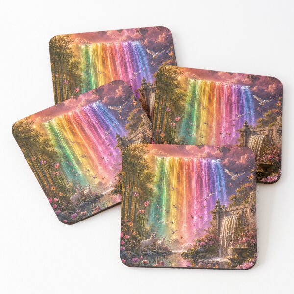 Item preview, Rainbow Falls Fantasy Waterfall Sanctuary designed and sold by nardreelxz.