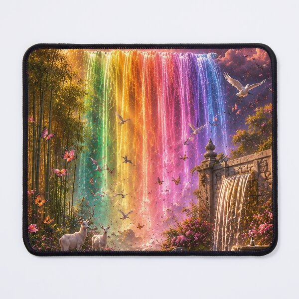 Item preview, Rainbow Falls Fantasy Waterfall Sanctuary designed and sold by nardreelxz.
