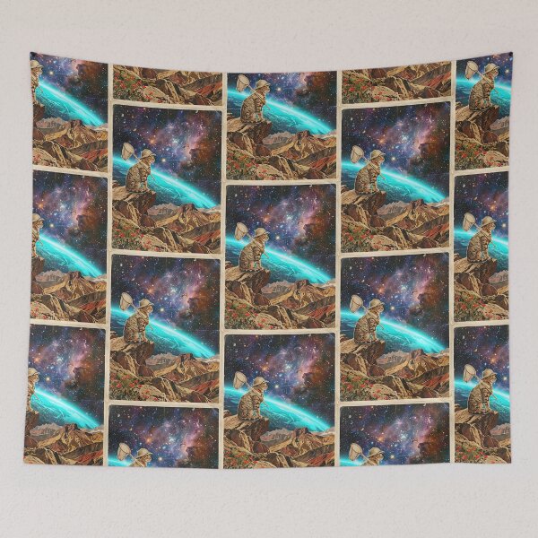 Item preview, Bengal Cat Jungle Explorer Chasing Cosmic Butterflies designed and sold by PictoVibe.