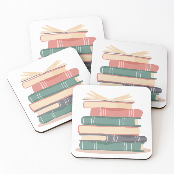 Item preview, Cozy Stack of Books – Colorful Book Lover Illustration designed and sold by DinaArtStudio.