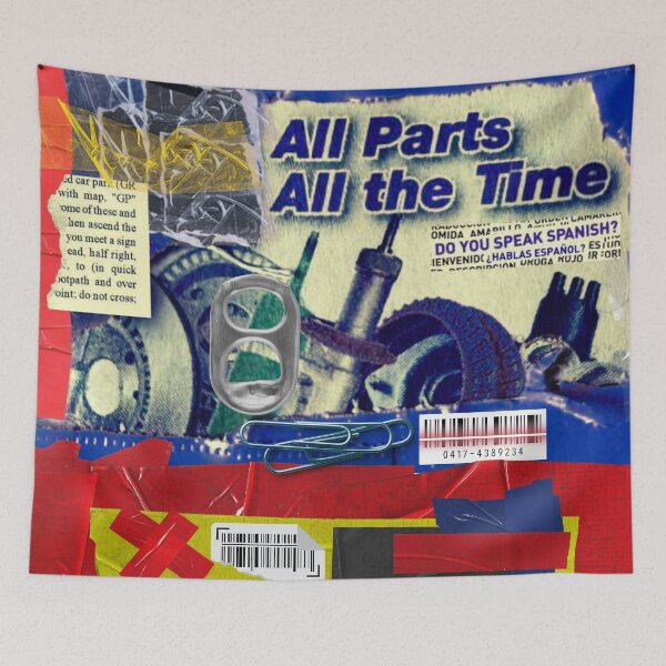 Item preview, All Parts Collage designed and sold by Swooncake Press.