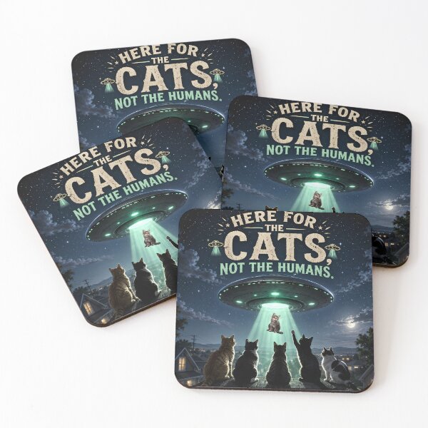 Item preview, Here for Cats 2 designed and sold by aliengalaxiesglobal.