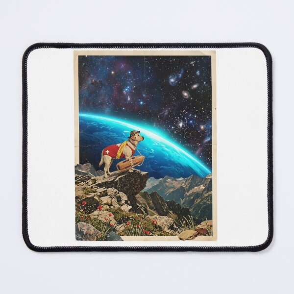 Item preview, Labrador Lifeguard Scanning the Cosmic Shoreline designed and sold by PictoVibe.