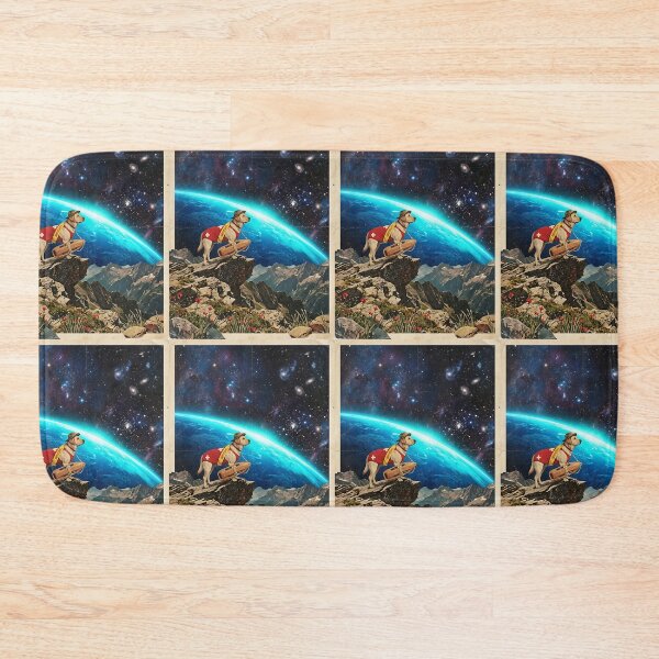 Item preview, Labrador Lifeguard Scanning the Cosmic Shoreline designed and sold by PictoVibe.