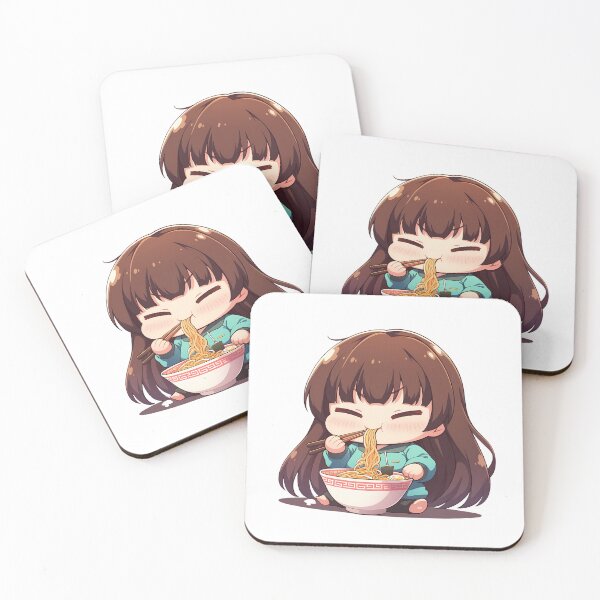 Item preview, Shiho Nishizumi Girls Und Panzer Chibi Ramen Sparkle Slurp designed and sold by mildaclairmo.