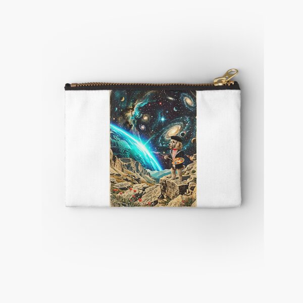 Item preview, Poodle French Painter Brushing Color Across the Cosmos designed and sold by PictoVibe.