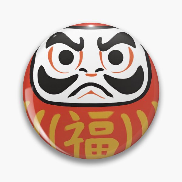Item preview, Red Daruma Doll With Fortune Symbol Traditional Japanese Lucky Charm Art designed and sold by 0HAY0G0ZAIMASU.