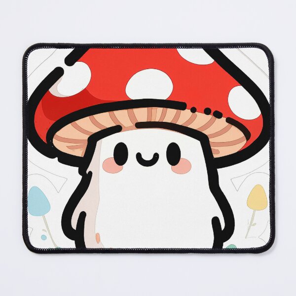 Item preview, Whimsical Cute Red Mushroom Character designed and sold by GSideArtStore.