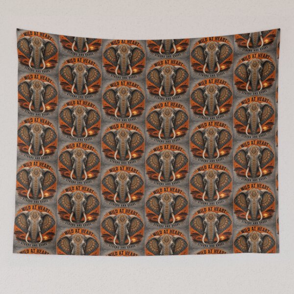 Item preview, Wild at Heart — Majestic Elephant Strength designed and sold by Novel Works Studio.