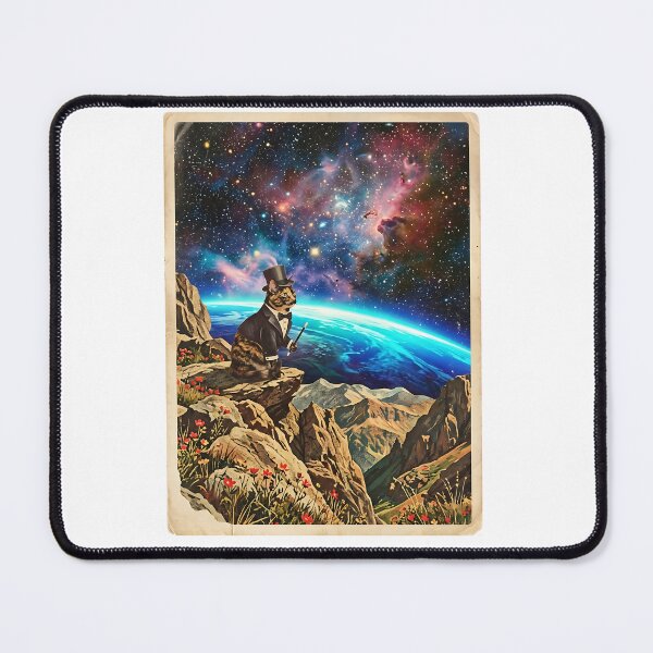 Item preview, Tortoiseshell Cat Magician Conjuring the Cosmic Horizon designed and sold by PictoVibe.