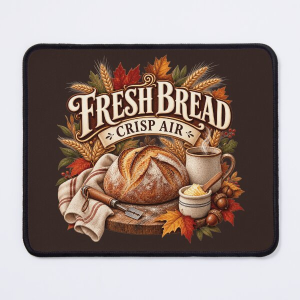 Item preview, Fresh Bread Crisp Air – Cozy Autumn Sourdough Baker Design designed and sold by astersgraphics.