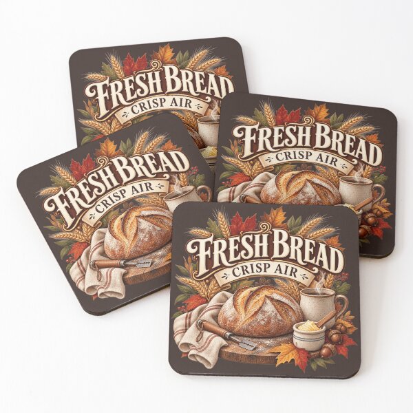 Item preview, Fresh Bread Crisp Air – Cozy Autumn Sourdough Baker Design designed and sold by astersgraphics.
