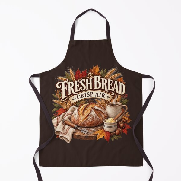 Item preview, Fresh Bread Crisp Air – Cozy Autumn Sourdough Baker Design designed and sold by astersgraphics.