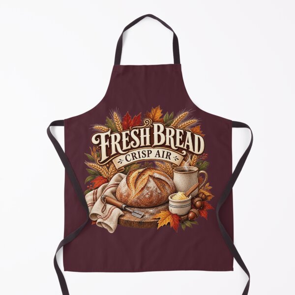 Item preview, Fresh Bread Crisp Air – Cozy Autumn Sourdough Baker Design designed and sold by astersgraphics.
