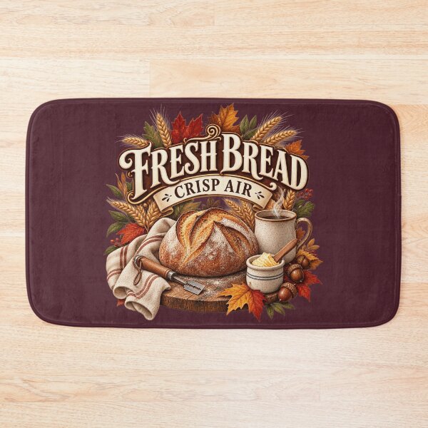 Item preview, Fresh Bread Crisp Air – Cozy Autumn Sourdough Baker Design designed and sold by astersgraphics.