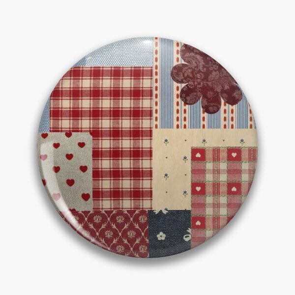 Item preview, Cottagecore Patchwork Quilt – Vintage Floral & Plaid Aesthetic designed and sold by xWhimsyDreamsx.