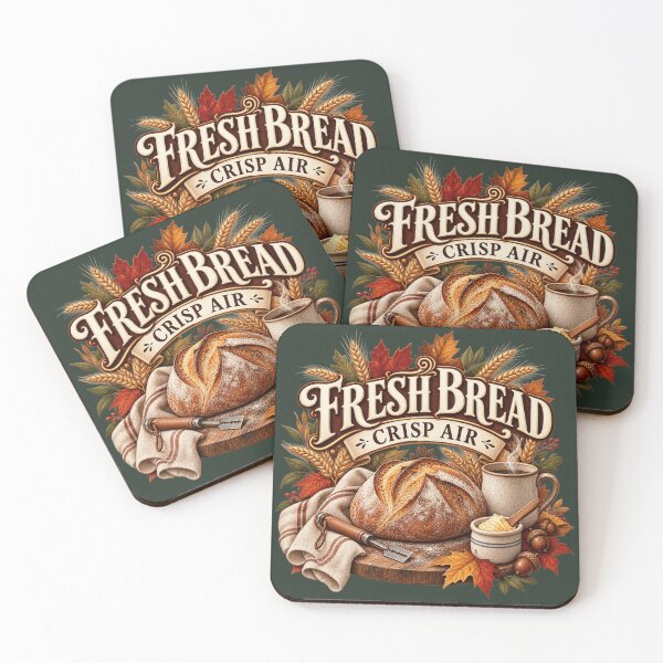 Item preview, Fresh Bread Crisp Air – Cozy Autumn Sourdough Baker Design designed and sold by astersgraphics.
