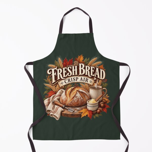 Item preview, Fresh Bread Crisp Air – Cozy Autumn Sourdough Baker Design designed and sold by astersgraphics.