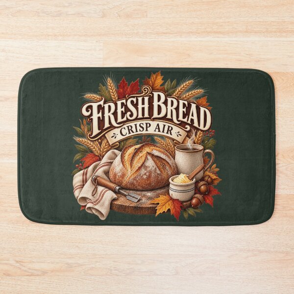 Item preview, Fresh Bread Crisp Air – Cozy Autumn Sourdough Baker Design designed and sold by astersgraphics.