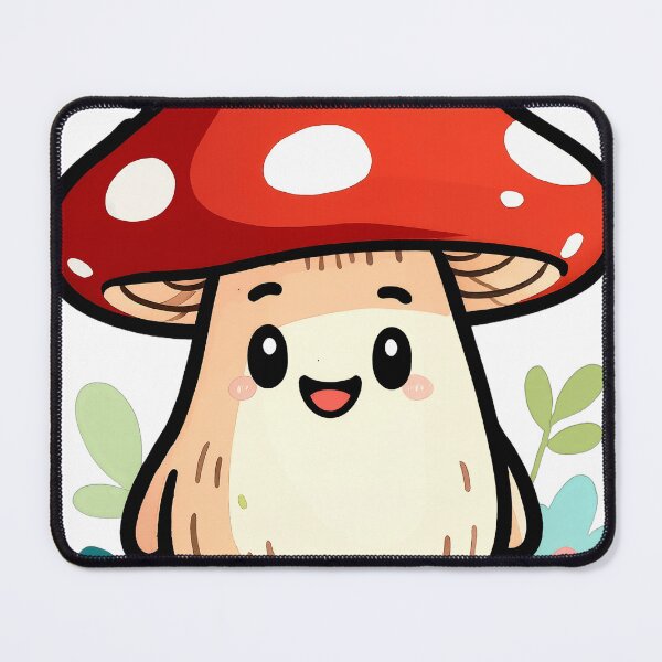 Item preview, Whimsical Cute Red Mushroom Character designed and sold by GSideArtStore.
