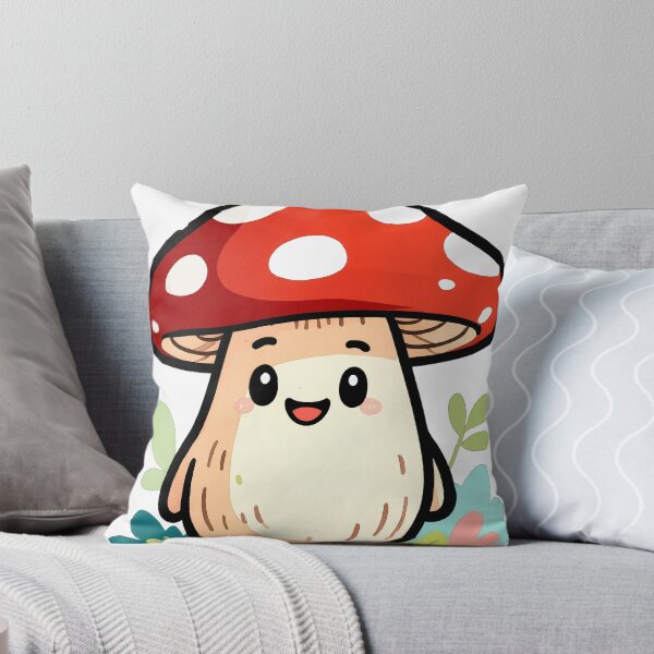 Item preview, Whimsical Cute Red Mushroom Character designed and sold by GSideArtStore.