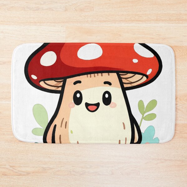 Item preview, Whimsical Cute Red Mushroom Character designed and sold by GSideArtStore.