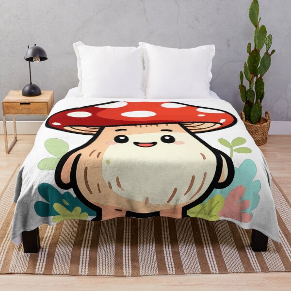 Item preview, Whimsical Cute Red Mushroom Character designed and sold by GSideArtStore.