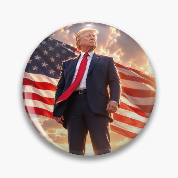 Item preview, Donald Trump on a Podium - Heroic American Portrait designed and sold by AnniMarie123.