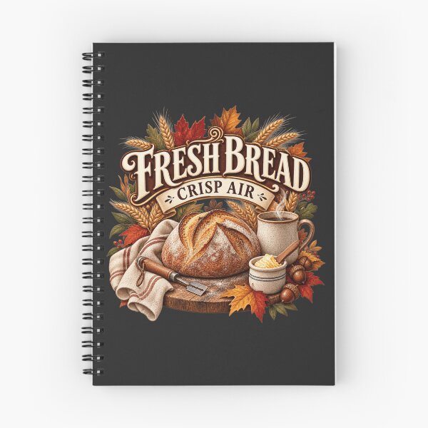 Item preview, Fresh Bread Crisp Air – Cozy Autumn Sourdough Baker Design designed and sold by astersgraphics.