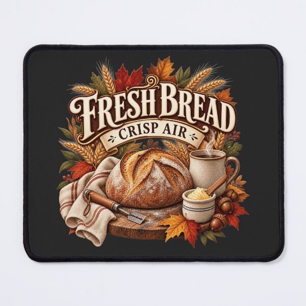 Item preview, Fresh Bread Crisp Air – Cozy Autumn Sourdough Baker Design designed and sold by astersgraphics.