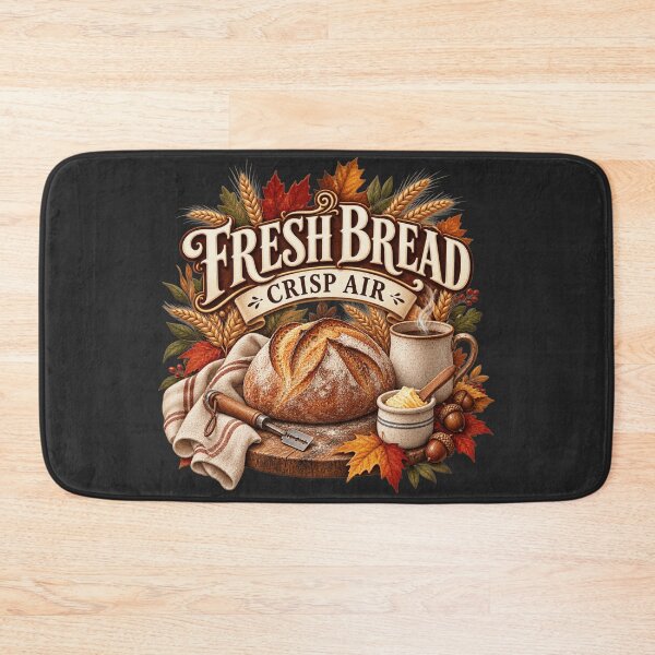 Item preview, Fresh Bread Crisp Air – Cozy Autumn Sourdough Baker Design designed and sold by astersgraphics.