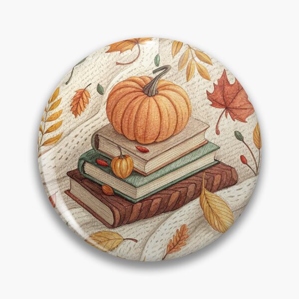Item preview, Pumpkin Book Sweater Weather designed and sold by Road Home Quilting.