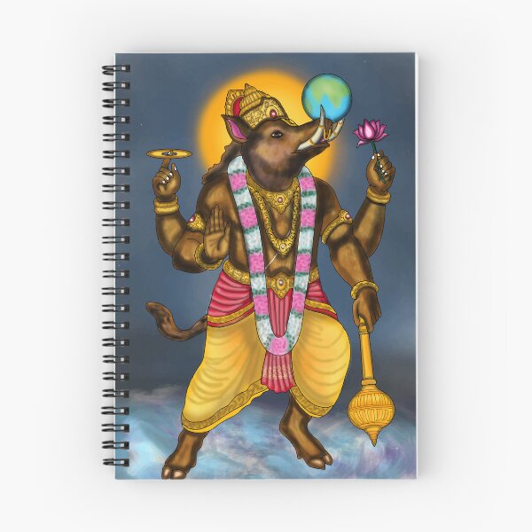 Item preview, Lord Varaha Digital Drawing | Divine Hindu Boar Avatar Artwork Illustration designed and sold by Harshit_Digital_Arts.
