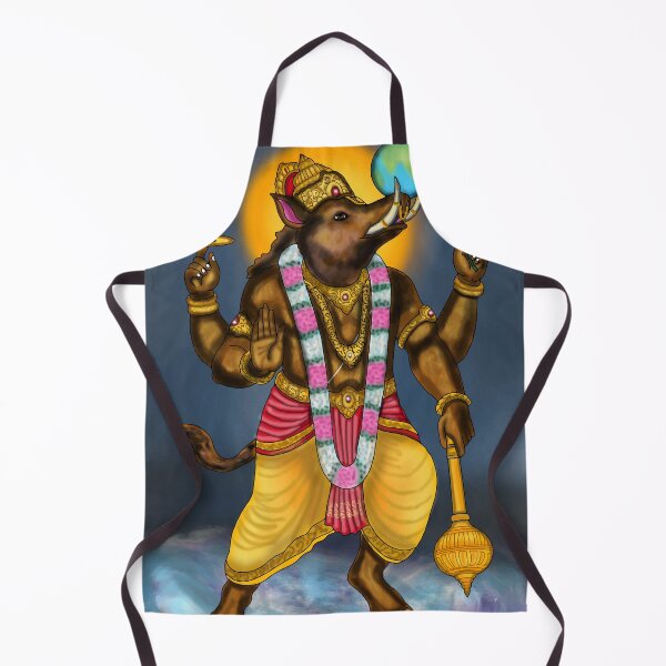 Item preview, Lord Varaha Digital Drawing | Divine Hindu Boar Avatar Artwork Illustration designed and sold by Harshit_Digital_Arts.