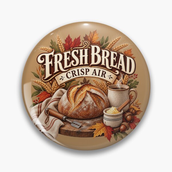 Item preview, Fresh Bread Crisp Air – Cozy Autumn Sourdough Baker Design designed and sold by astersgraphics.
