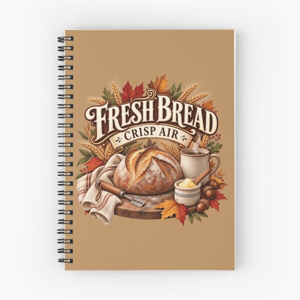 Item preview, Fresh Bread Crisp Air – Cozy Autumn Sourdough Baker Design designed and sold by astersgraphics.