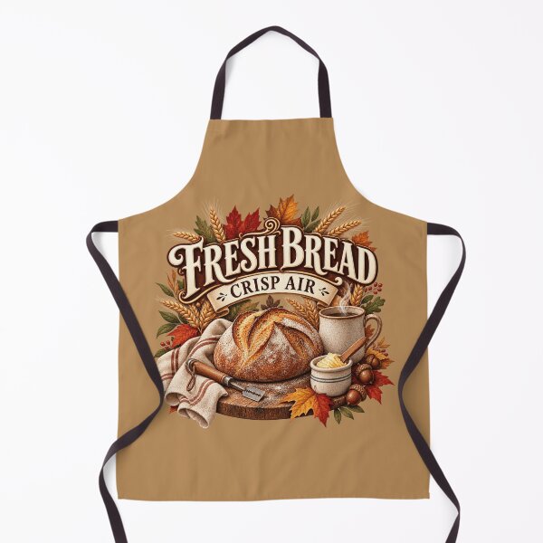 Item preview, Fresh Bread Crisp Air – Cozy Autumn Sourdough Baker Design designed and sold by astersgraphics.