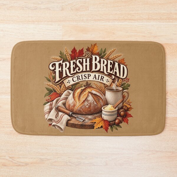 Item preview, Fresh Bread Crisp Air – Cozy Autumn Sourdough Baker Design designed and sold by astersgraphics.
