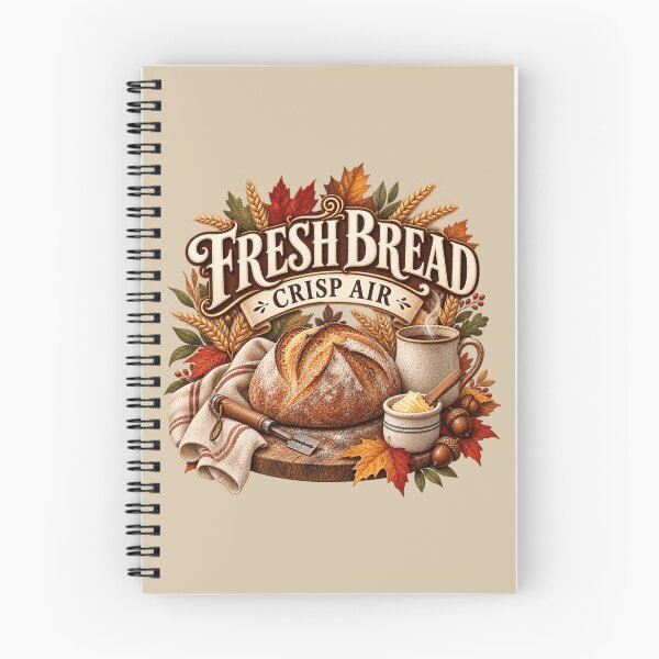 Item preview, Fresh Bread Crisp Air – Cozy Autumn Sourdough Baker Design designed and sold by astersgraphics.