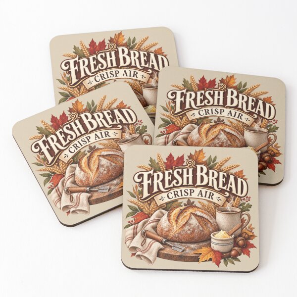 Item preview, Fresh Bread Crisp Air – Cozy Autumn Sourdough Baker Design designed and sold by astersgraphics.