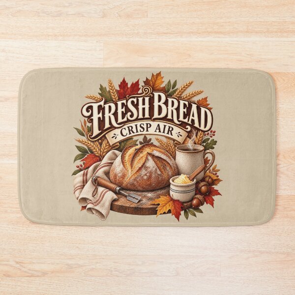 Item preview, Fresh Bread Crisp Air – Cozy Autumn Sourdough Baker Design designed and sold by astersgraphics.