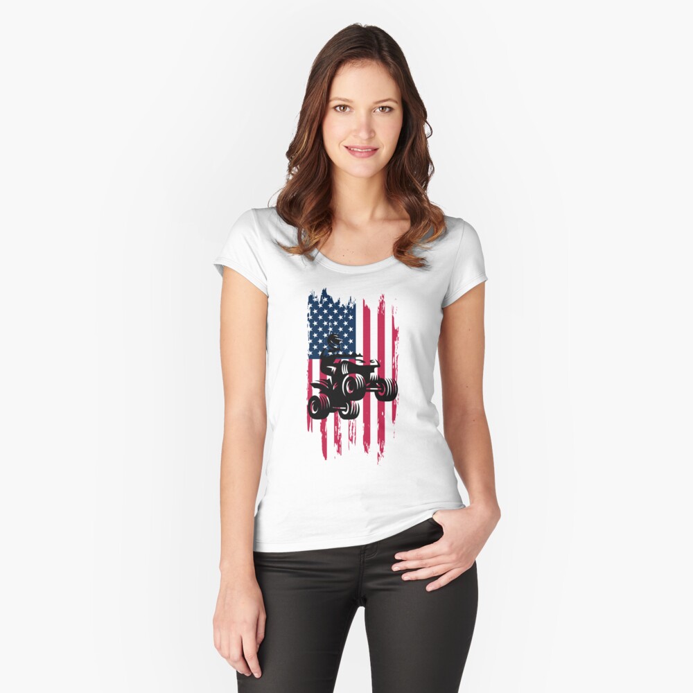 Item preview, Fitted Scoop T-Shirt designed and sold by mrsmitful.