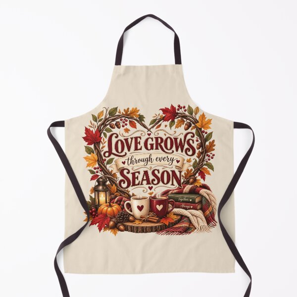 Item preview, Love Grows Through Every Season – Autumn Couple Marriage Design designed and sold by astersgraphics.