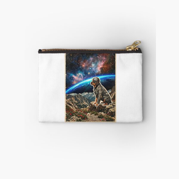 Item preview, Rottweiler Biker Cruising Toward the Cosmic Horizon designed and sold by PictoVibe.