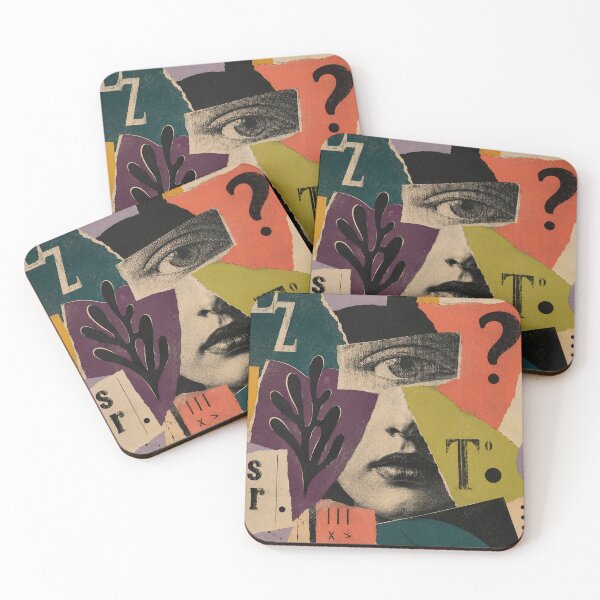 Item preview, Fragments of Identity — Dada Surreal Collage Portrait designed and sold by MarksBook.