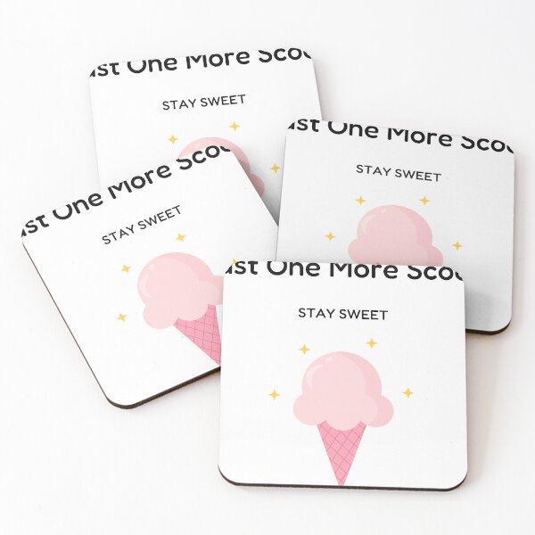 Item preview, Cute Pink Pastel Ice Cream Cone with Sparkles designed and sold by MathuraPresent.