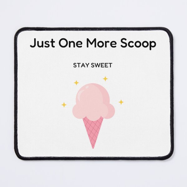 Item preview, Cute Pink Pastel Ice Cream Cone with Sparkles designed and sold by MathuraPresent.