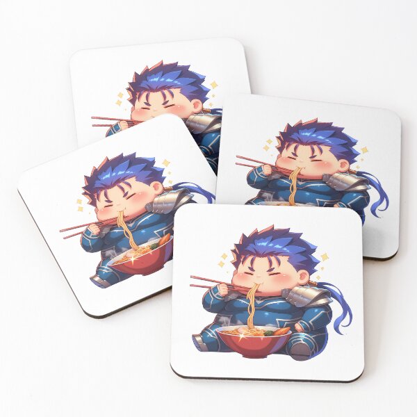 Item preview, Lancer Fate Stay Night Kawaii Ramen Chibi Blue Armor designed and sold by mildaclairmo.